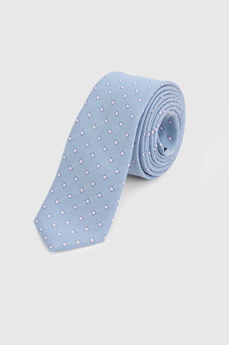 Light Blue Geo Tie - Image 1