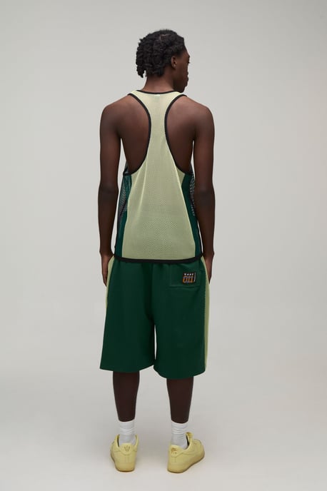 Loopback Netted Panel 011 Jersey Jort - Image 2