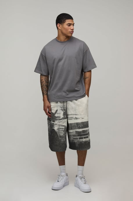 Moto Jersey Bermuda Jort - Image 4