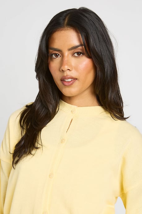 Crew Neck Button Up Cardigan - Image 4