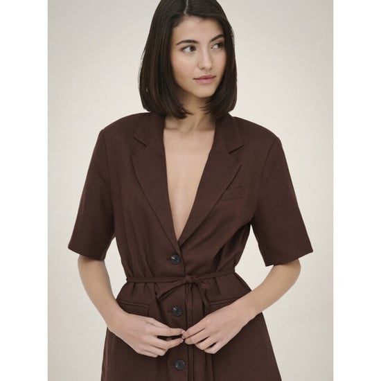 Jacqueline de Yong Jdynaomi linen ss belt blazer tlr - - Image 3