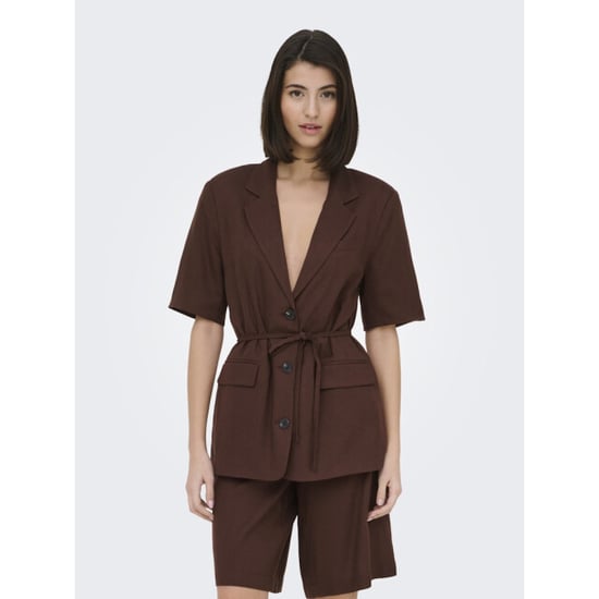 Jacqueline de Yong Jdynaomi linen ss belt blazer tlr - - Image 4