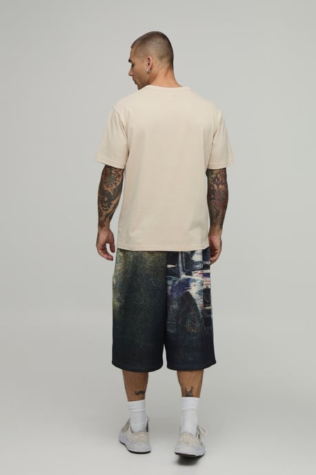 Moto Jersey Bermuda Jort - Image 2