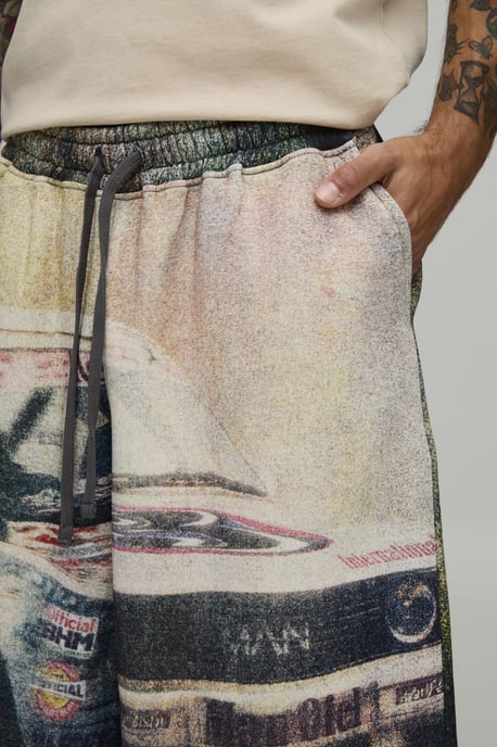 Moto Jersey Bermuda Jort - Image 3