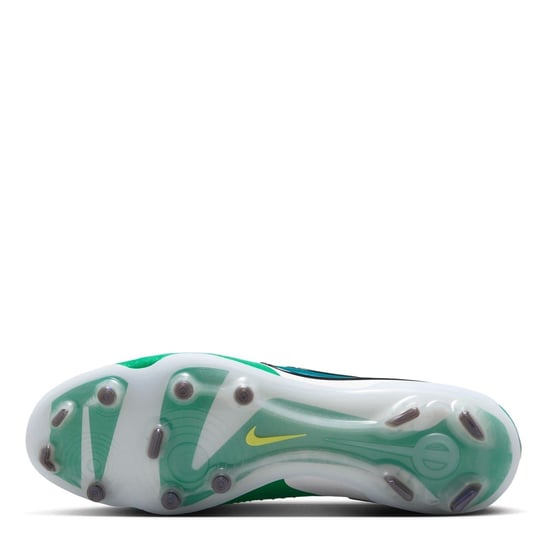 Men's Nike Legend 10 Elite Adults Firm Ground Football Boots in Green/Black - Image 3