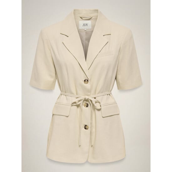 Jacqueline de Yong Jdynaomi linen ss belt blazer tlr zand - Image 1