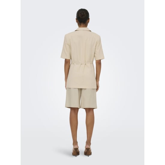 Jacqueline de Yong Jdynaomi linen ss belt blazer tlr zand - Image 4