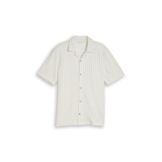Tom Tailor Stucture stripe shirt ecru dessin - Image 1