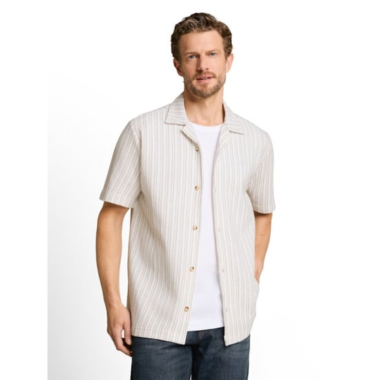 Tom Tailor Stucture stripe shirt ecru dessin - Image 4