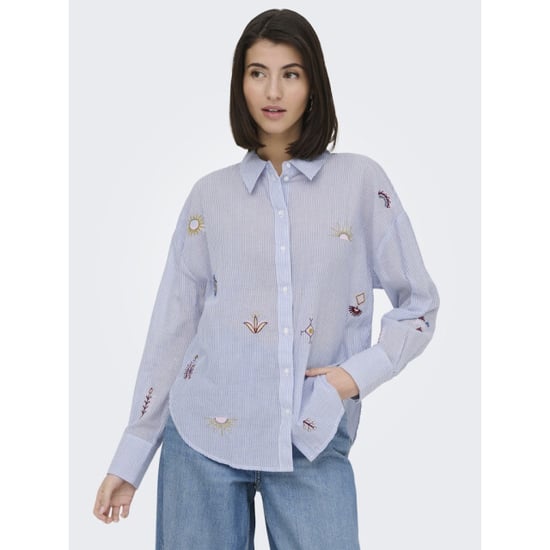 Jacqueline de Yong Jdypaige ls loose emb. shirt wvn dessin - Image 4