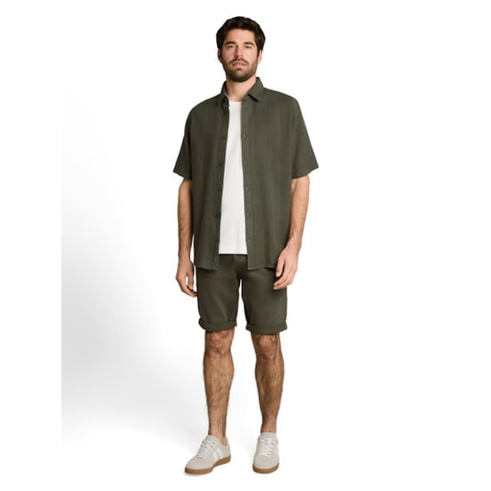 Tom Tailor Comferd structure shirt army - Image 3