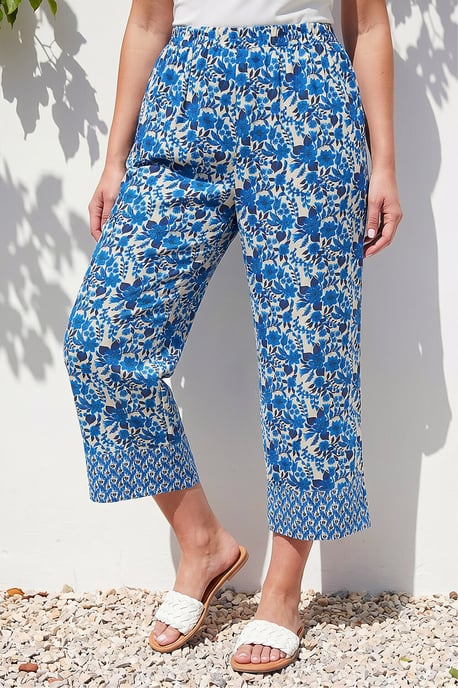 Petite Print Cropped Trouser - Image 2