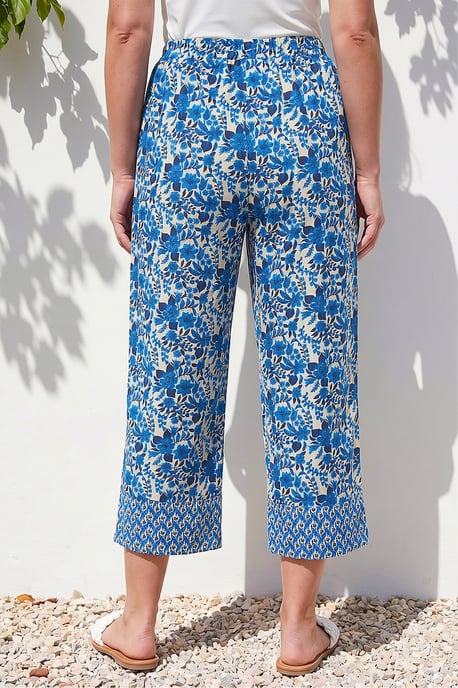 Petite Print Cropped Trouser - Image 3