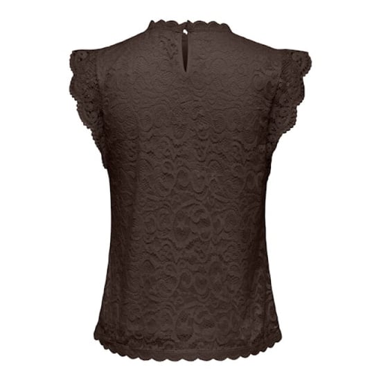 Jacqueline de Yong lotas s/l lace top jrs 15371696 chicory coffee - Image 2