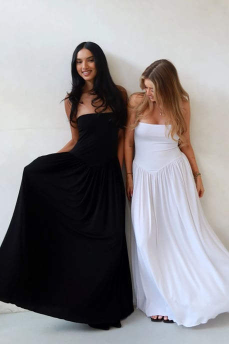 Sofie Strapless Aansluitende Maxi-jurk - Image 2