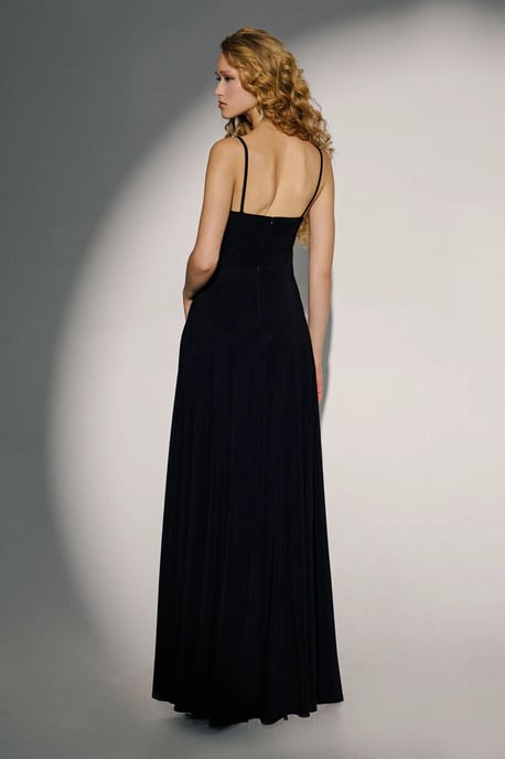 V-hals Maxi Jurk met Splits - Image 5