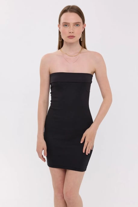 Strapless Korte Bodycon Jurk - Image 4