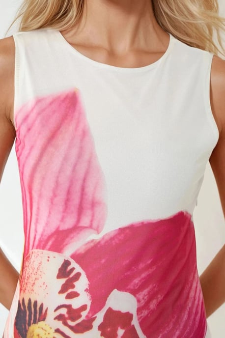 Bodycon Mini-jurk met Bloemenpatroon - Image 4