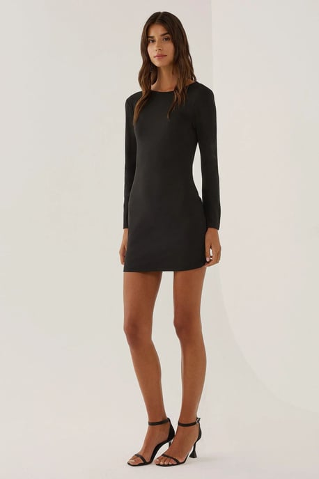 Bodycon miniklänning med ryggutskärning - Image 2