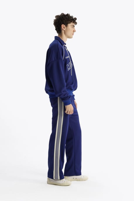 Dragsko-halsringning tryckt sweatshirt - Image 3