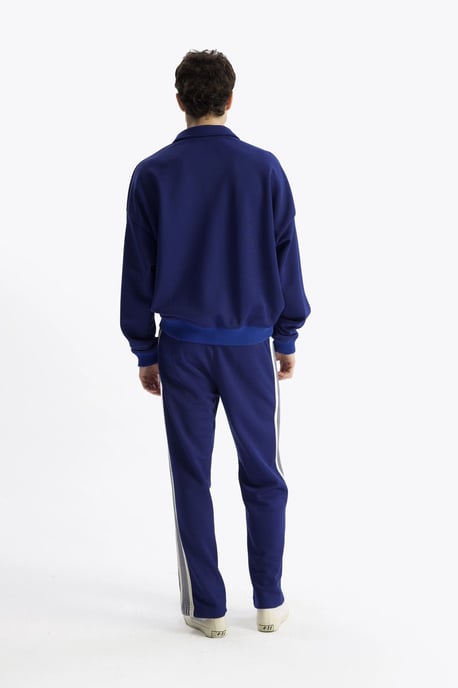 Dragsko-halsringning tryckt sweatshirt - Image 4