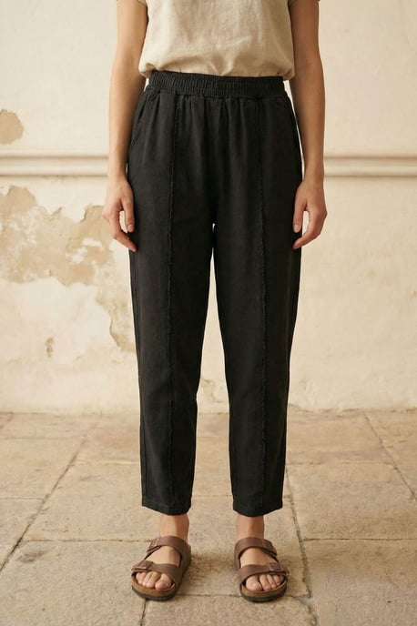 Elastische Taille Rechte Broek - Image 2
