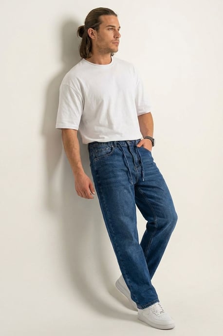Avslappnade Denimbyxor - Image 3