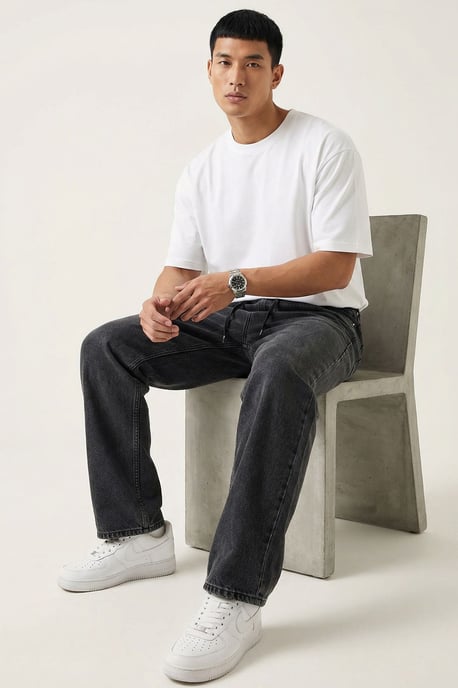 Avslappnade Denimbyxor - Image 4