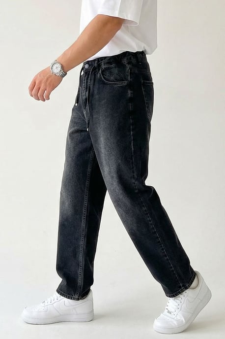 Avslappnade Denimbyxor - Image 2