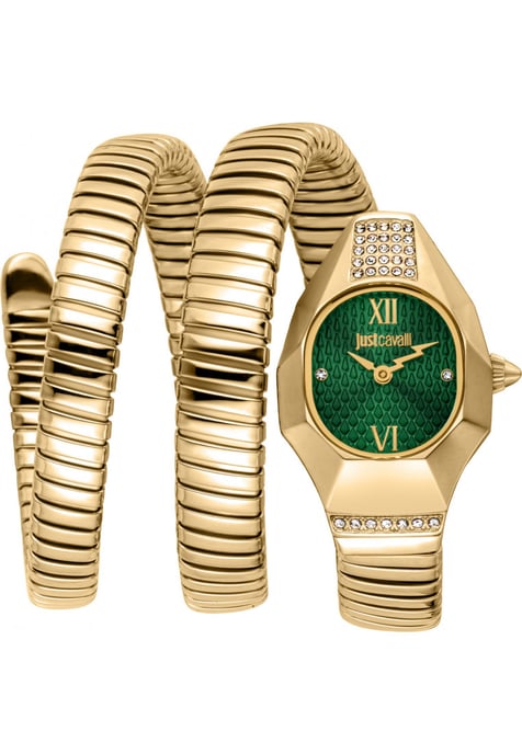 Just Cavalli JC1L397M0045 Ladies Signature Snake Lunara Watch - Image 1