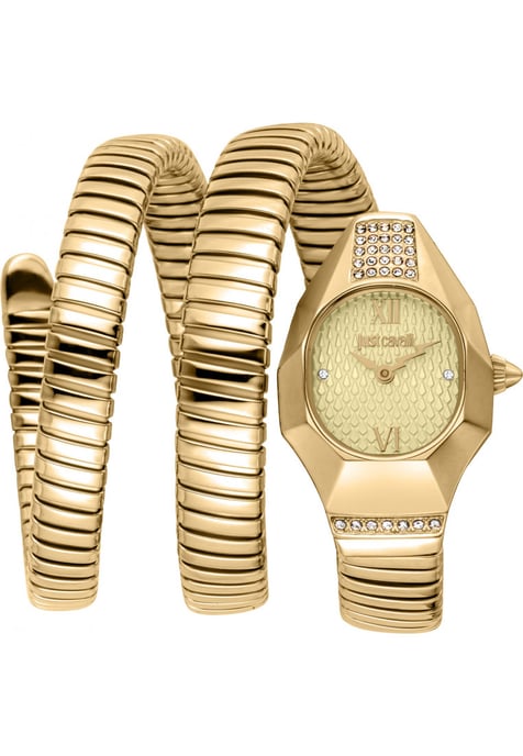 Just Cavalli JC1L397M0035 Ladies Signature Snake Lunara Watch - Image 1