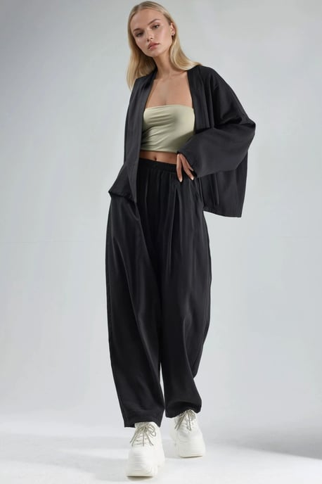 Lange Mouwen Losse Pasvorm Kimono - Image 5