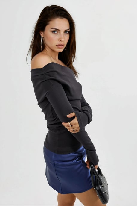 Båtformad Fitted Blus - Image 3