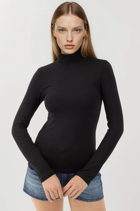 Slim Fit Half Col Blouse - Image 6