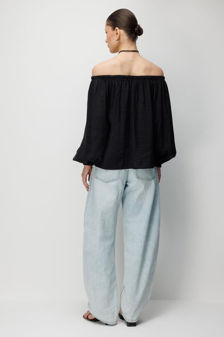 Blouson met blootgeschouderde Textuur - Image 6