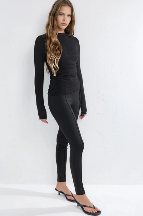Langarm Slim Fit Blouse - Image 5