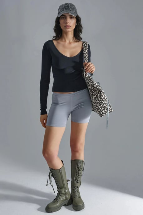 Getailleerde V-hals Langdurige Blouse - Image 6
