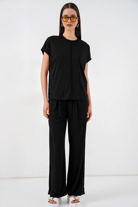 Ontspannen Pasvorm Crew Neck Blouse - Image 5