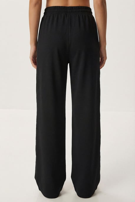 Polokraag Blouse & Midden Taille Wijde Pantalon Twee-Delig Set - Image 6