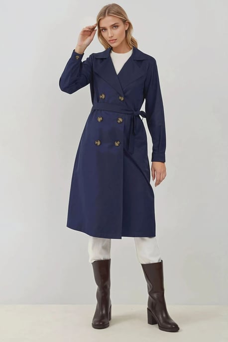 Dubbelzijdige Elastische Trenchcoat - Image 2