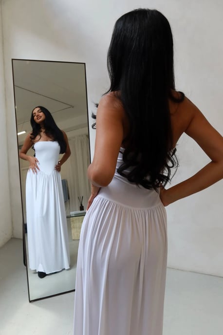 Sofie Strapless Fitted Maxi Dress - Image 3