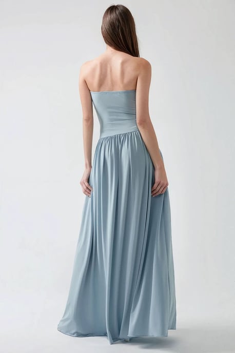 Sofie Strapless Aansluitende Maxi-jurk - Image 6