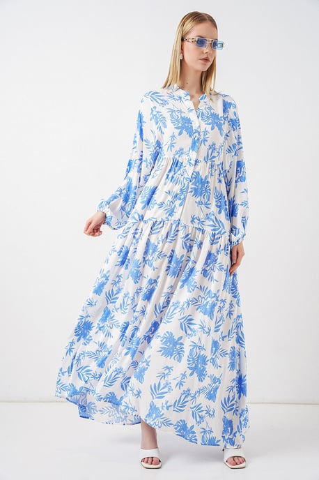 Gepubliceerd V-hals Maxi Jurk - Image 3