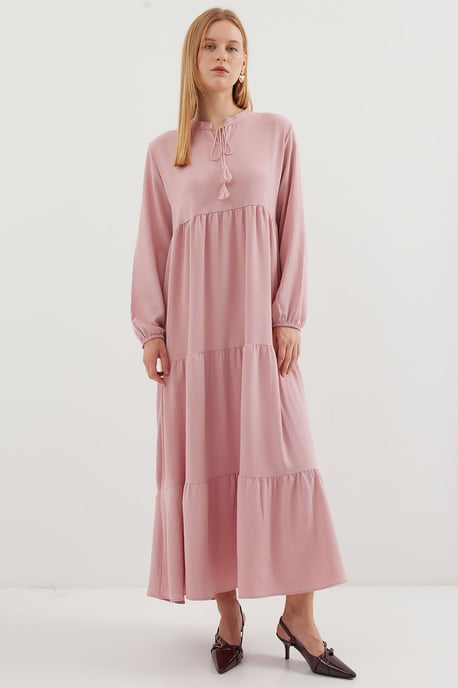 Maxi-jurk met strikdetail - Image 2
