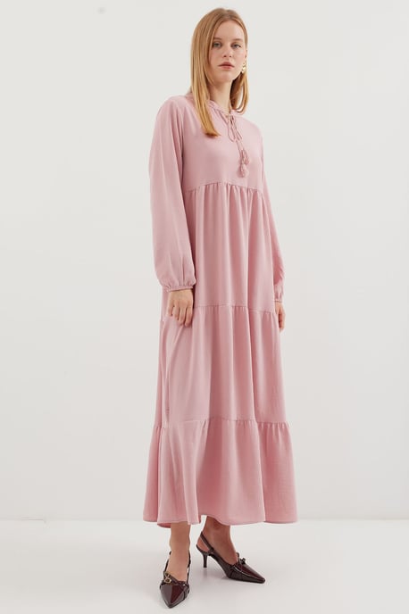 Maxi-jurk met strikdetail - Image 3
