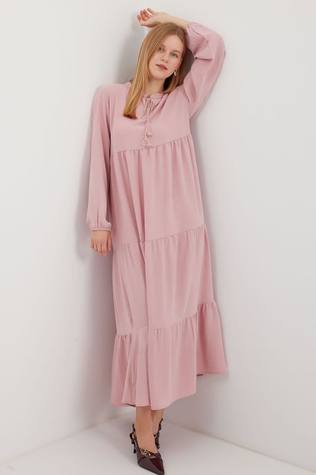 Maxi-jurk met strikdetail - Image 4
