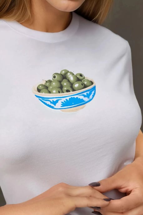 Crew Neck Bedrukt Baby T-shirt - Image 2