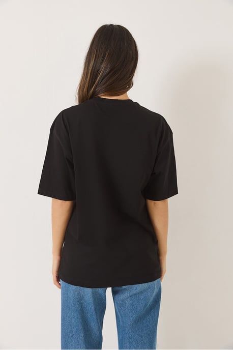 Överdimensionerad Tryckt Crew Neck T-Shirt - Image 6
