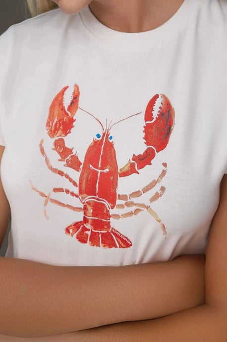 Crew Neck Geprinte Baby T-shirt - Image 3