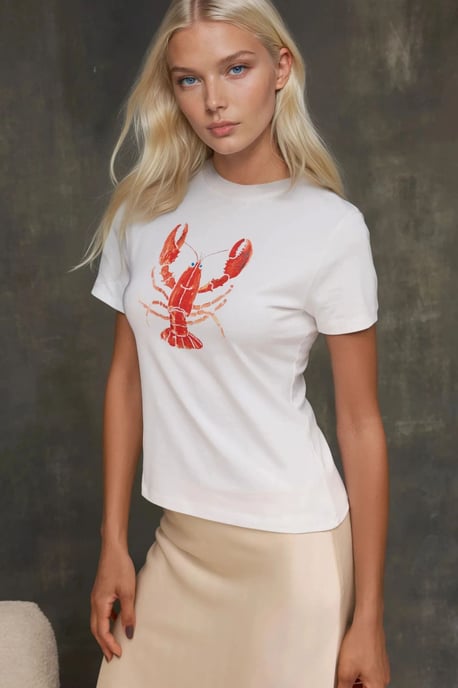 Crew Neck Geprinte Baby T-shirt - Image 4